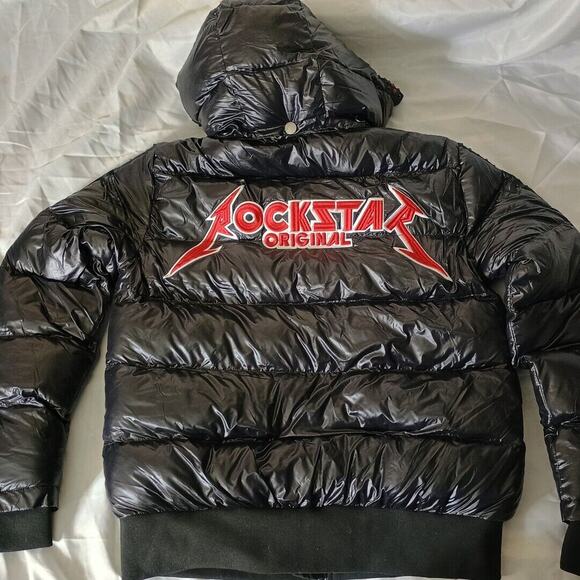 Rockstar Original Black Puffer Jacket - Picture 2 of 3